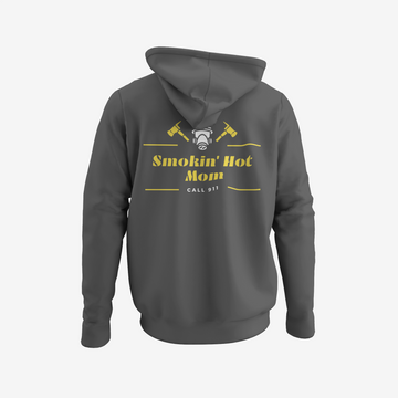 SMOKIN' HOT MOM Hoodie - Premium Women's Pullover Hoodie